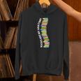 Books Are My Anatomy Spine Backbone Bookworm Reading Unisex Hoodie