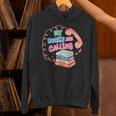 My Books Are Calling Book Lover Quote Unisex Hoodie My Books Are Calling Book Lover Quote Unisex Hoodie