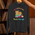 Books Coffee And Cats Thats Enough Cat Lover Unisex Hoodie Books Coffee And Cats Thats Enough Cat Lover Unisex Hoodie