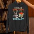 BOOKS AND MAINE COONS ARE MY THERAPY Main Coon Unisex Hoodie BOOKS AND MAINE COONS ARE MY THERAPY Main Coon Unisex Hoodie