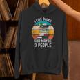 I Like Books And Maybe 3 People Vintage Retro Book Lover Unisex Hoodie I Like Books And Maybe 3 People Vintage Retro Book Lover Unisex Hoodie