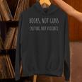 Books Not Guns Culture Not Violence Unisex Hoodie