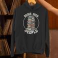 Books Over People Rainbow Reading Bookworm Book Lovers Unisex Hoodie