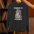 Books Reading Is Fun Turtely Awesome Sea Turtle Reading Book Unisex Hoodie
