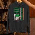 Books US American Flag One Lucky Librarian St Patrick's Day For Women Kids Men Unisex Hoodie
