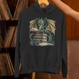 Bookworm Dragons Reading Book Dragons And Books Unisex Hoodie