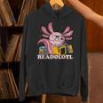 Bookworm Readolot Mexican Salamander Book Reading Axolotl Unisex Hoodie Bookworm Readolot Mexican Salamander Book Reading Axolotl Unisex Hoodie