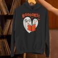 Booooks Boo Ghost Book Library Halloween Students Teachers Men Women Kids Unisex Hoodie
