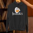 Booooks Halloween Cute Ghost Reading Library Books Unisex Hoodie Booooks Halloween Cute Ghost Reading Library Books Unisex Hoodie