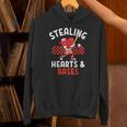 Boys Baseball Valentines Day Stealing Hearts Valentine Kids Unisex Hoodie Boys Baseball Valentines Day Stealing Hearts Valentine Kids Unisex Hoodie
