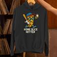 Boys Pizza Theme Baseball Home Hitter Unisex Hoodie Boys Pizza Theme Baseball Home Hitter Unisex Hoodie