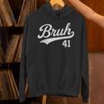 Bruh Baseball Style Number 41 Sports Bro Slang Meme Brother Unisex Hoodie Bruh Baseball Style Number 41 Sports Bro Slang Meme Brother Unisex Hoodie