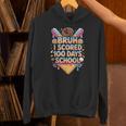 Bruh I Scored 100 Days Of School Baseball Ice Cream Drip Tee Unisex Hoodie Bruh I Scored 100 Days Of School Baseball Ice Cream Drip Tee Unisex Hoodie