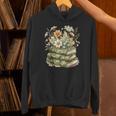 Camo Floral Books Wildflower Botanical Reading Lover Unisex Hoodie