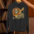 Camo Ice Cream Drip Baseball Stuff Baseball Drip Boys Unisex Hoodie