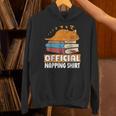 Cat Sleeping Napping Bookworm Reading Book Lover Book Nerd Men Women Kids Unisex Hoodie