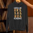 Catch Me Reading Christmas Gingerbread Man Teacher Book Unisex Hoodie