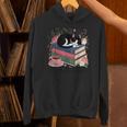 Cats Books & Coffee For Cat Lovers In Relaxed Weekend Unisex Hoodie