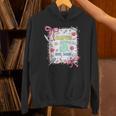 Chapter 3 Years Old 3rd Birthday Book Lover Coquette Bow Unisex Hoodie