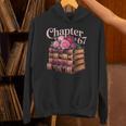 Chapter 67 Floral Book Stack Unisex Hoodie