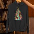 Christmas Book Tree Holiday Loves Reading Bookworm Unisex Hoodie Christmas Book Tree Holiday Loves Reading Bookworm Unisex Hoodie