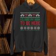 I Closed My Book To Be Here Unisex Hoodie