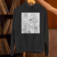 Coloring Book Hamlet Ghost Yorick Castle Shakespeare Play Unisex Hoodie