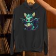 Cute Dragon With Book Unisex Hoodie Cute Dragon With Book Unisex Hoodie