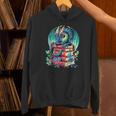 Cute Dragon Books Flower Bookworm Book Lover Unisex Hoodie