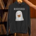 Cute Ghost Book Reading Halloween Teacher Booooks For Men Women Kids Unisex Hoodie