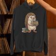 Cute Hedgehog Classics Stories Knowledge Fiction Reading Unisex Hoodie