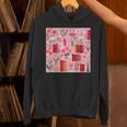 Cute Pink Book Pattern Book Lover Unisex Hoodie