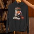 Cute Red Panda Reading Book Animal Bookworm Unisex Hoodie Cute Red Panda Reading Book Animal Bookworm Unisex Hoodie