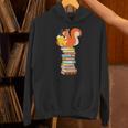 Cute Squirrel Reading Women's Tops Book Lovers Unisex Hoodie Cute Squirrel Reading Women's Tops Book Lovers Unisex Hoodie