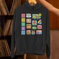 Cute Teacher Life With Crayons Rainbow Books Apple School Unisex Hoodie
