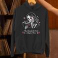 Dark Romance Pajama Skeleton Costume Woman Book Reading Unisex Hoodie Dark Romance Pajama Skeleton Costume Woman Book Reading Unisex Hoodie