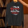 My Daughter Is My Favorite Author Book Novel Writer Unisex Hoodie