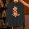 Dinosaur Reading Book Dino Reading Book Lovers Book Readers Unisex Hoodie