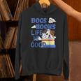 Dog Books Life Is Great Unisex Hoodie