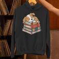 Dog Reading Book Pajama Sleep Unisex Hoodie