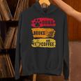 Dogs Books And Coffee Dog Book Reader Lover Unisex Hoodie