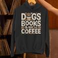 Dogs Books And Coffee Unisex Hoodie Dogs Books And Coffee Unisex Hoodie