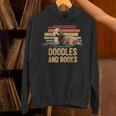 Doodles And Books Goldendoodle Dog Doodle Book Lover Retro Unisex Hoodie Doodles And Books Goldendoodle Dog Doodle Book Lover Retro Unisex Hoodie