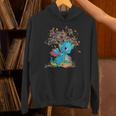 Dragon With Tree Books Cute Dragon Read Books Unisex Hoodie Dragon With Tree Books Cute Dragon Read Books Unisex Hoodie