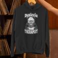 Dyslexia Therapist Teacher Dyslexic Therapy Panda Book Heart Unisex Hoodie