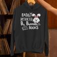 Easily Distracted By Bunnies And Books Unisex Hoodie