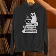 Easily Distracted Cats Coffee And Books Unisex Hoodie Easily Distracted Cats Coffee And Books Unisex Hoodie