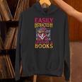 Easily Distracted By Dragons And Books Booknerd Dragon Lover Unisex Hoodie