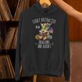 Easily Distracted By Dragons And Books Reading & Fantasy Unisex Hoodie Easily Distracted By Dragons And Books Reading & Fantasy Unisex Hoodie