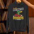 Easily Distracted By Dragons And Books Reading Book Dragon Unisex Hoodie